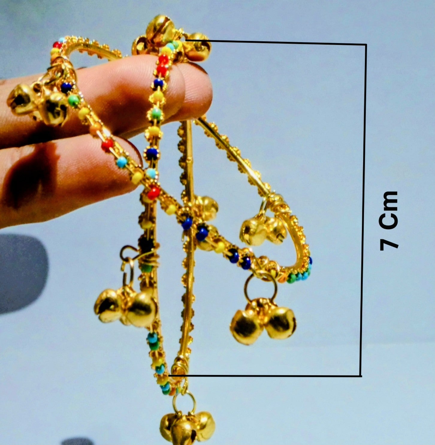 Kashmiri Bangles Golden Color