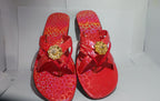 Girls Flat Sandals in Red Color | Adult Size | Red Girl Shoes • Pak Bro Store