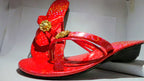 Girls Flat Sandals in Red Color | Adult Size | Red Girl Shoes • Pak Bro Store
