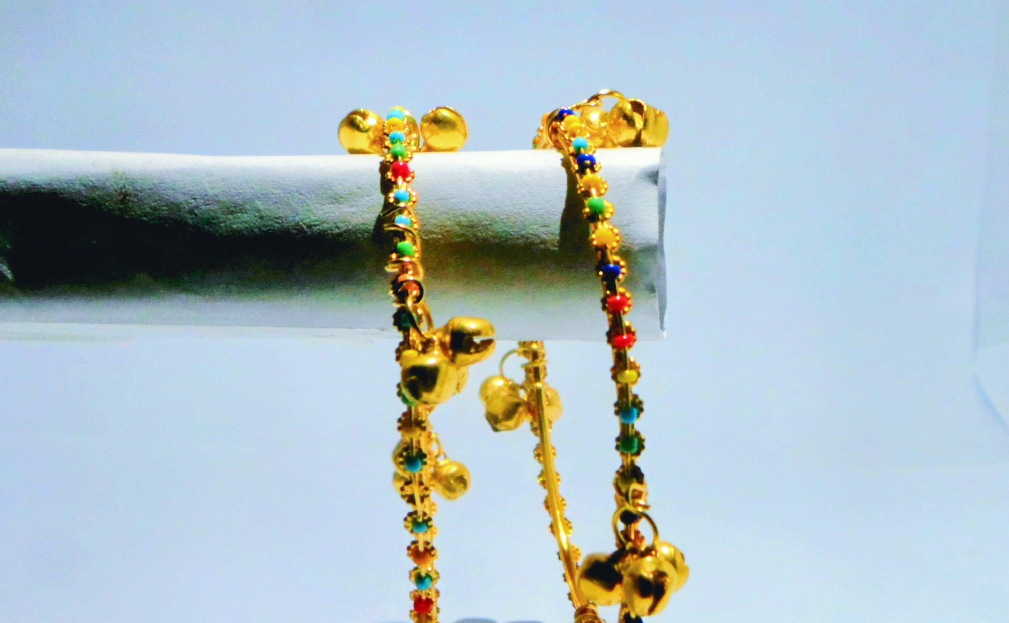 Kashmiri Bangles Golden Color | Handmade Exquisite wedding