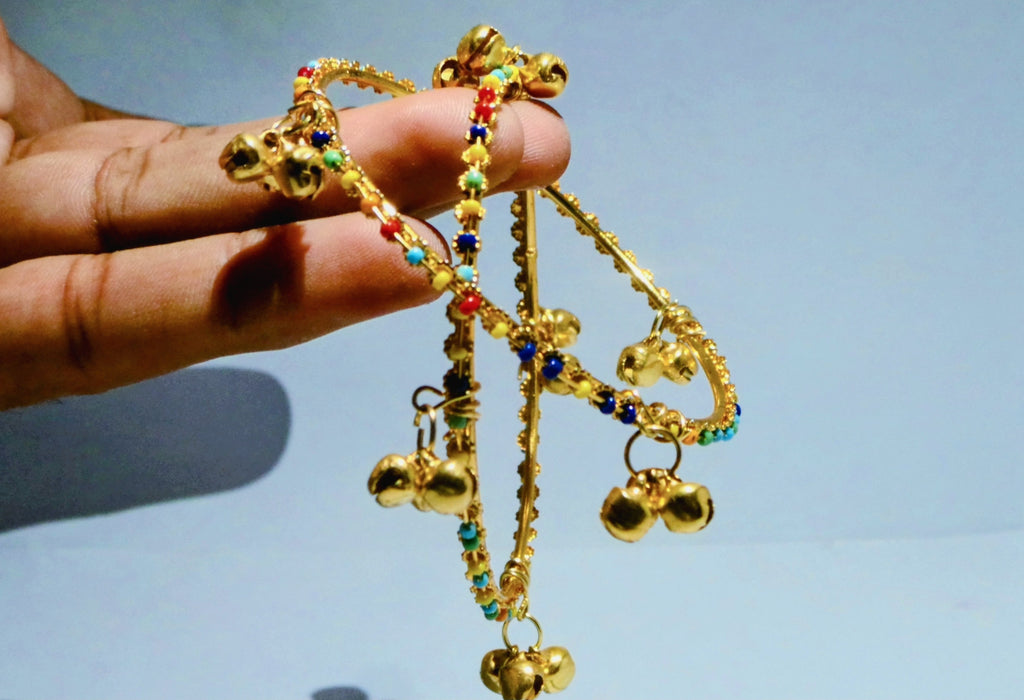 Kashmiri Bangles Golden Color | Handmade Exquisite wedding