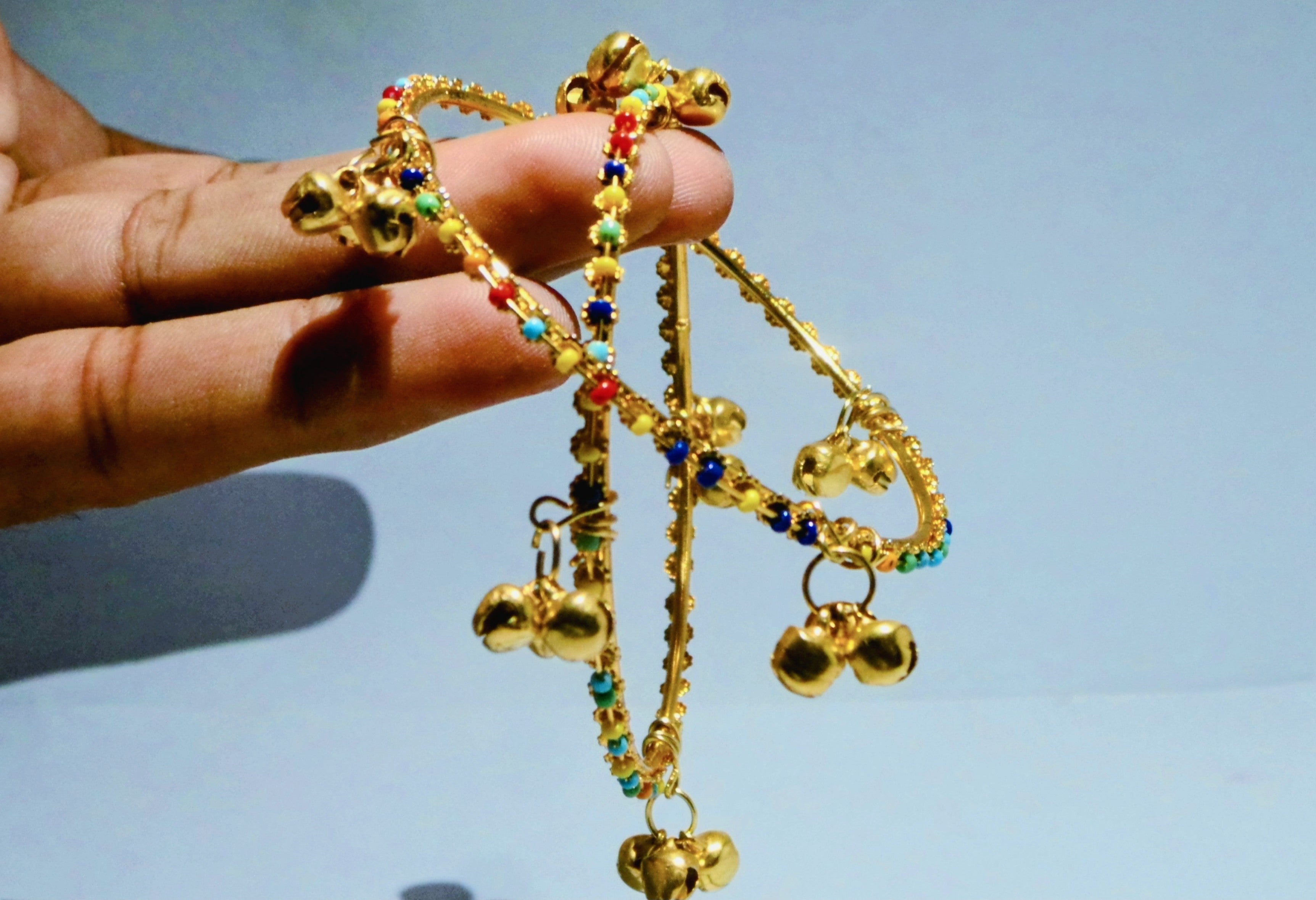 Kashmiri Bangles Golden Color