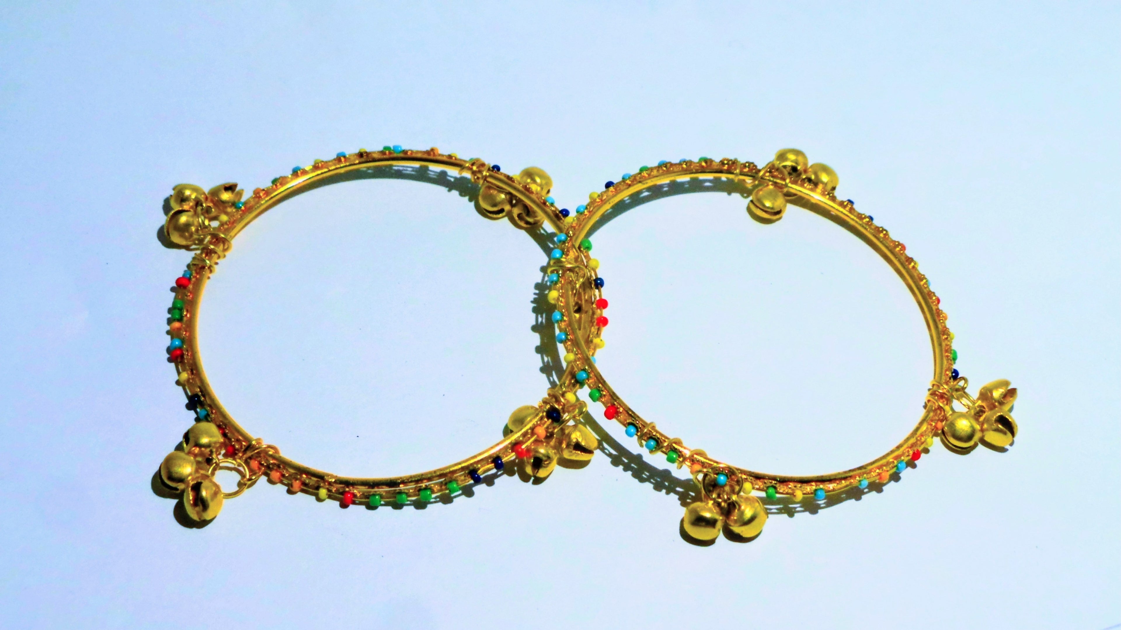 Kashmiri Bangles Golden Color | Handmade Exquisite wedding