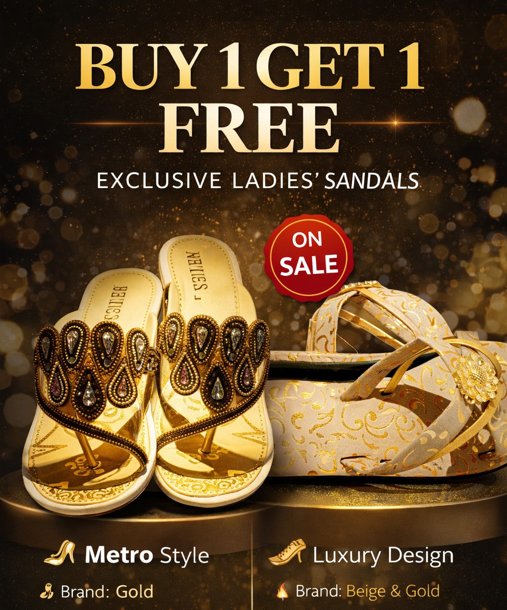 Luxury Girls Sandals 👠 Buy One Get One FREE